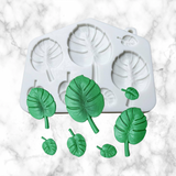 Monstera Tropical Leaves Silicone Mold 7 cavity
