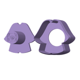 Graduation Gown Cake Pop Mold 3 different variations
