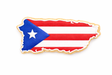 Puerto Rican flag cookie Cutter design