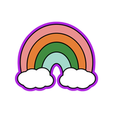 St. Patrick's Day Rainbow Cookie Cutter and Stamp with Size Option