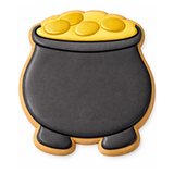 St. Patrick's Day Pot of Gold Cookie Cutter and Stamp with Size Option