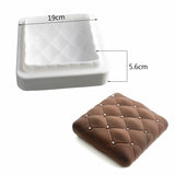 3D cake decorations with the French Pillow Silicone Mold