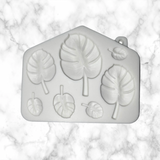 Monstera Tropical Leaves Silicone Mold 7 cavity