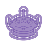 Little Green Space Pal Cookie Cutter & Embosser Stamp