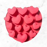 Valentine's Hearts Silicone Mold 14 Cavity