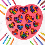 Valentine's Hearts Silicone Mold 14 Cavity