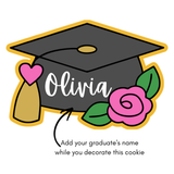 Class of 2026 Cap with Flower Cookie Cutter & Stamp Set