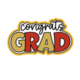 Congrats Grad Cookie Cutter & Stamp