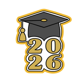 Class of 2026 Graduation Cap  Cookie Cutter & Stamp