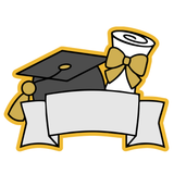 Graduation 2026 Banner Cookie Cutter & Stamp