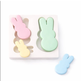 Bunny Silicone Mold 3 Cavity