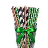Football Party Paper Straws – 20 Count