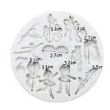 Ballerina Theme Silicone  Mold