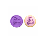 Its A Girl Cookie Cutter & Stamp