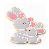 Mama & Me Bunny Cookie Cutter & Stamp