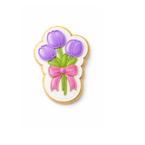 Sweet Tulip Bouquet Cookie Cutter & Stamp