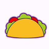 Taco Fiesta  Cookie Cutter Only or Cutter & Stamp