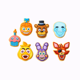 Animatronic-Inspired Character Cookie Cutter & Stamp Set 7 pc set
