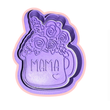 Mothers Day Mug Cookie Cutter and Stamp