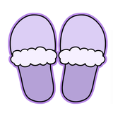 Luxe Spa Slippers Cookie Cutter Only