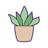 Serene Succulent Cookie Cutter & Stamp