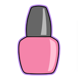 Blushing Luxe Nail Polish Cookie Cutter