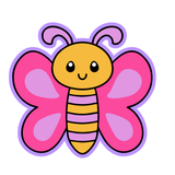 Happy Wings Butterfly Cookie Cutter Stamp