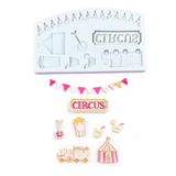 Circus-themed Silicone Mold
