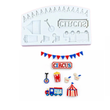 Circus-themed Silicone Mold