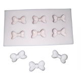 Mini Polka Dot Bow Silicone Mold