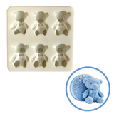 Bear Sitting Silicone Mold 6 CT