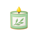 Serenity Spa Candle Cookie Cutter & Stamp