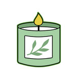 Serenity Spa Candle Cookie Cutter & Stamp