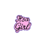 It’s a Girl Script Cookie Cutter & Embosser