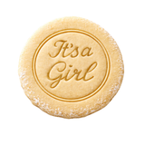 Its A Girl Cookie Cutter & Stamp