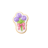 Sweet Tulip Bouquet Cookie Cutter & Stamp