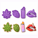 Chill Vibes Cookie Cutter & Stamp Set – 4 Piece