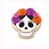 La Catrina Sugar Skull Cookie Cutter – Day of the Dead Skull Design