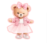 Sweet Tutu Teddy Cookie Cutter and Stamp
