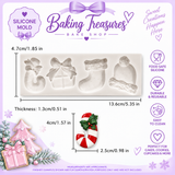 Christmas Favorites Silicone Mold – 4 Cavity