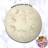 Autumn & Fall Themed Silicone Mold.