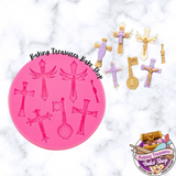 Cross Silicone Molds Baptism