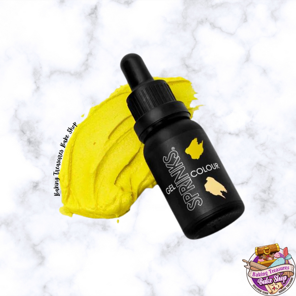 Sprinks Lemon Gel Colour - 15ml