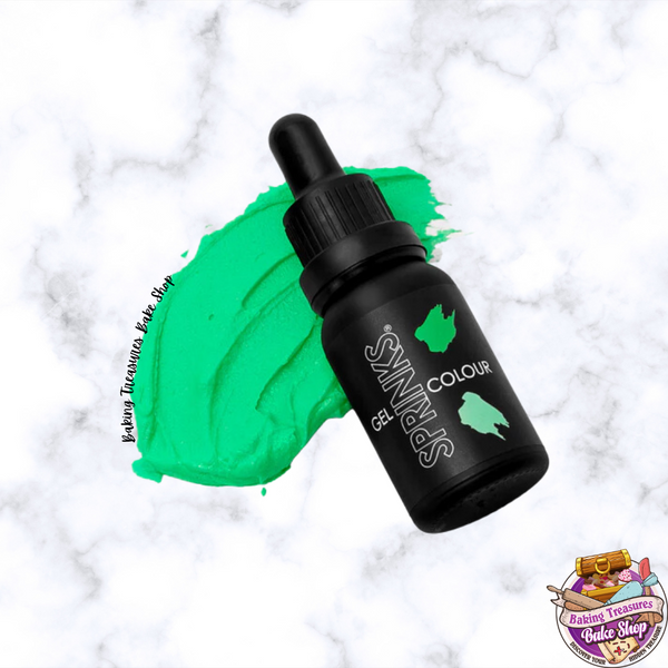 Sprinks Grass Green Gel Colour - 15ml