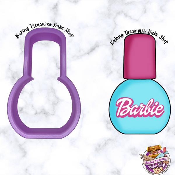 Doll Nail Polish Cookie Cutter
