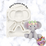 Baby Elephant Silicone Mold