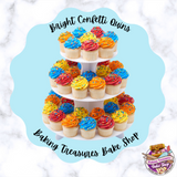 Bright Confetti Quins Sprinkles 2 oz