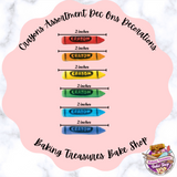 12 Crayons Assortment Dec Ons Decorations