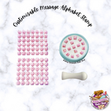 Customizable Message Alphabet Stamp