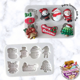 Merry Christmas Silicone Mold #1